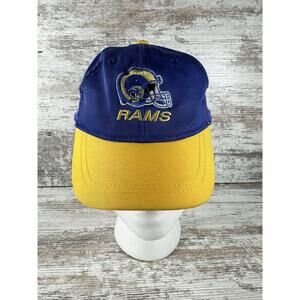 Vintage Toddler MightyMac Blue/Yellow Los Angeles Rams Hats